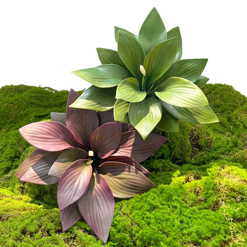 Artificial Agave Graptosedum Plant Faux Aesthetic Artificial Succulent Stems for Home Decor Realistic UV Resistant Fake Agave