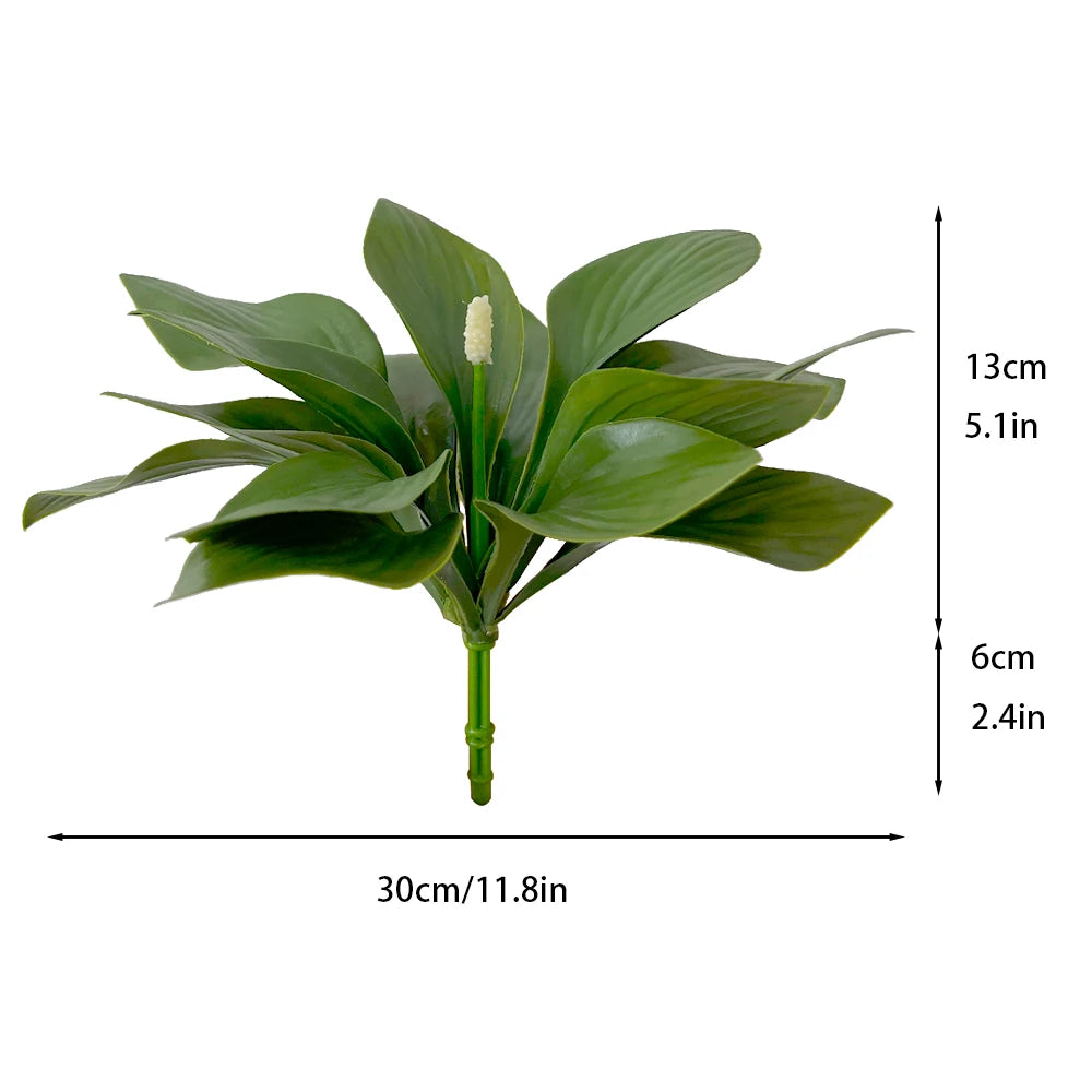 Artificial Agave Graptosedum Plant Faux Aesthetic Artificial Succulent Stems for Home Decor Realistic UV Resistant Fake Agave
