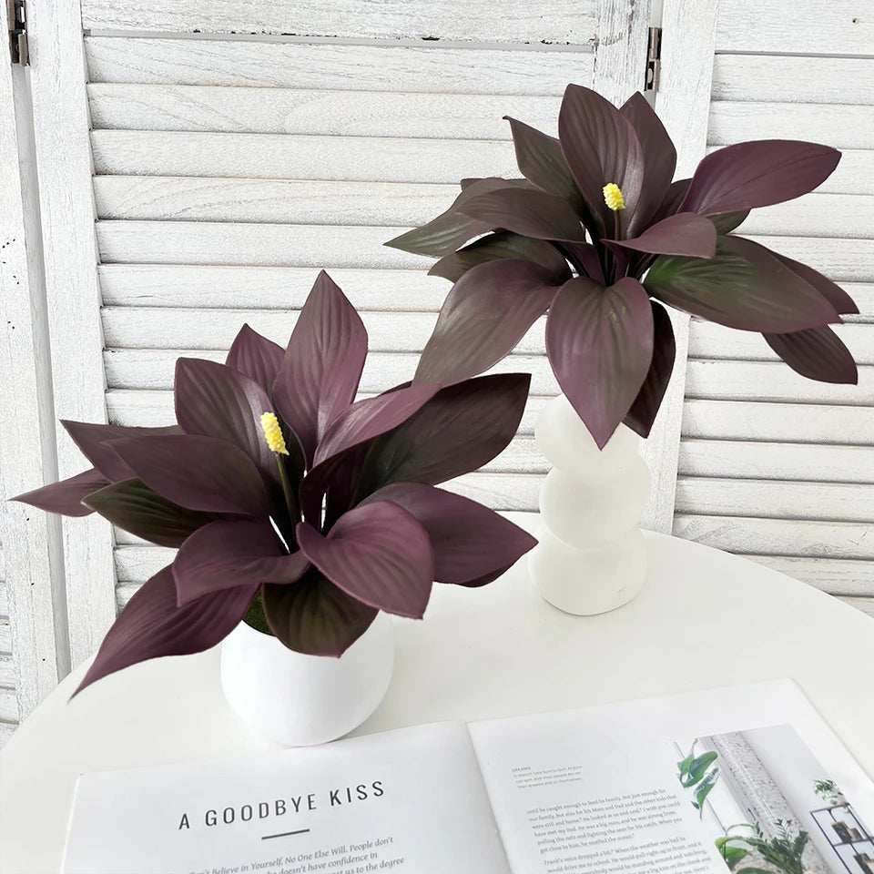 Artificial Agave Graptosedum Plant Faux Aesthetic Artificial Succulent Stems for Home Decor Realistic UV Resistant Fake Agave