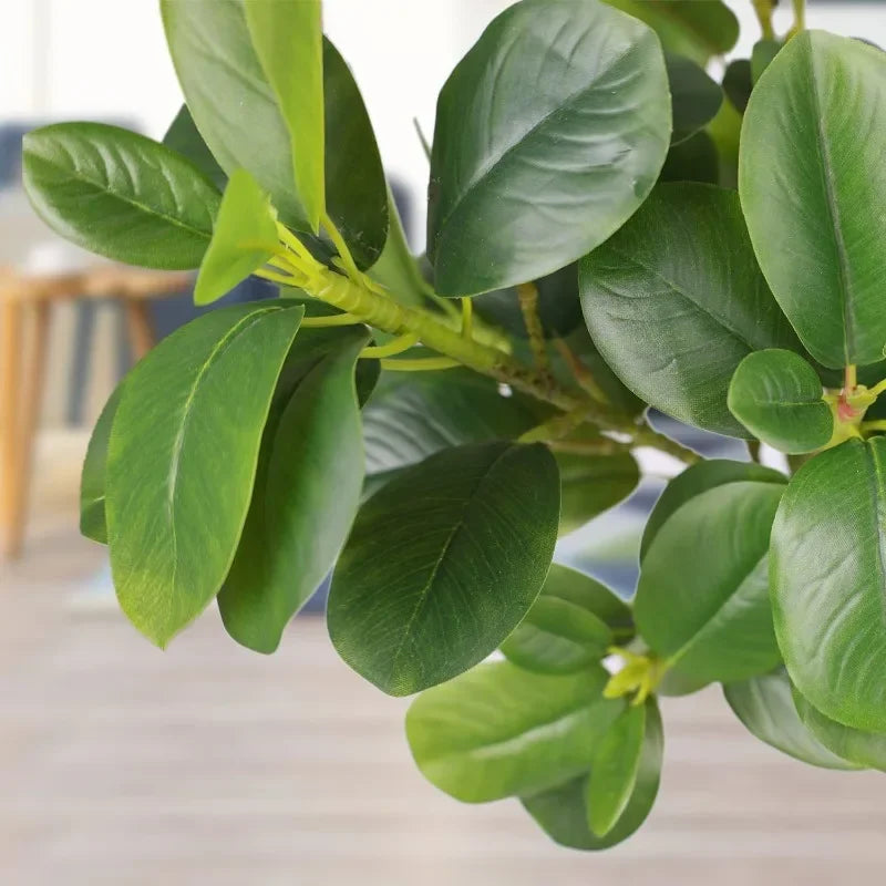 Decorative Artificial Ficus Plants for Home Decor Fake Greenery With Long Branches for Wedding Room Party Decor Photography