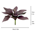 Artificial Agave Graptosedum Plant Faux Aesthetic Artificial Succulent Stems for Home Decor Realistic UV Resistant Fake Agave