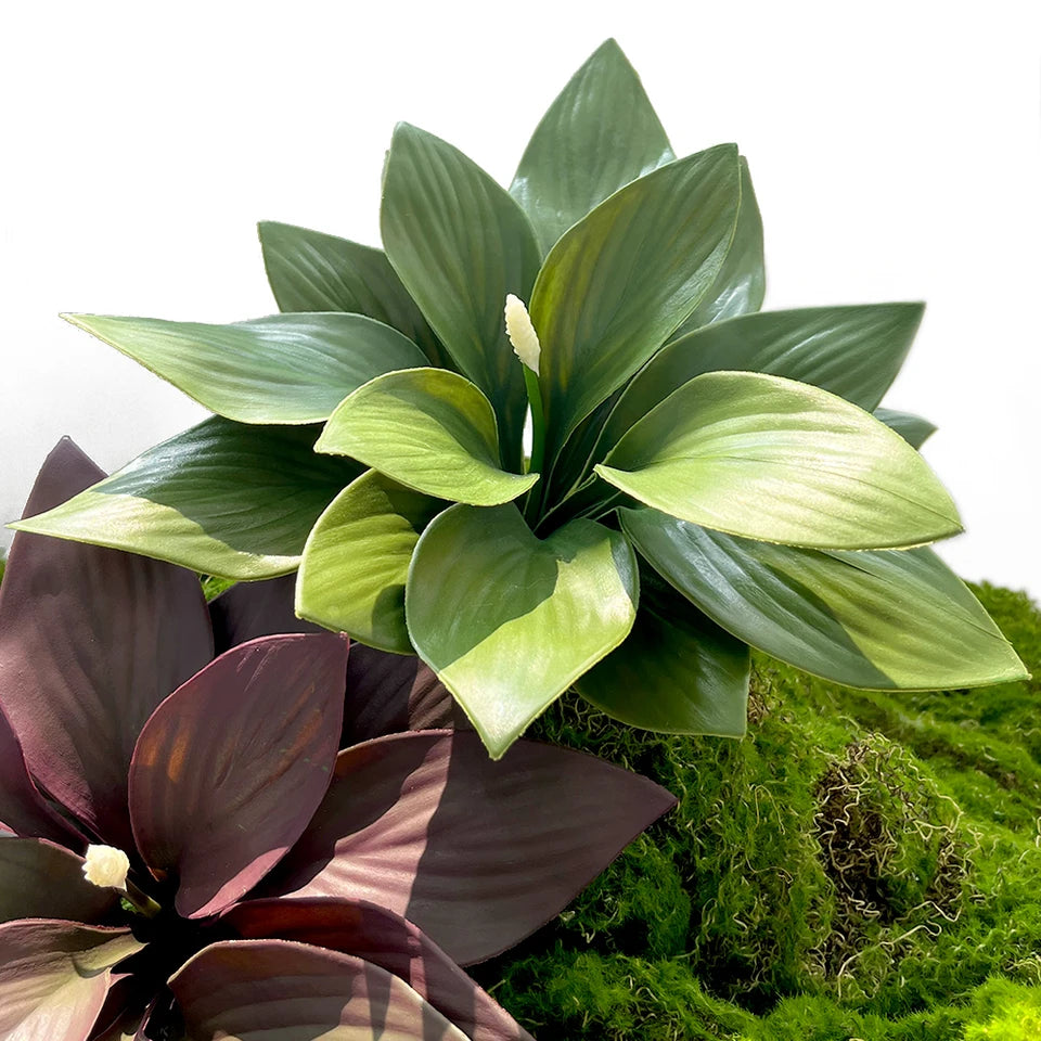 Artificial Agave Graptosedum Plant Faux Aesthetic Artificial Succulent Stems for Home Decor Realistic UV Resistant Fake Agave